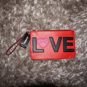 RED EXPRESS LOVE ZIP UP STATEMENT WRISTLET